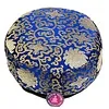 Meditatiekussen blauw lotus patroon