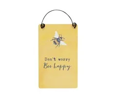Don't Worry Bee Happy'mini bordje