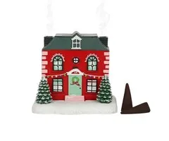 Kersthuis kegelwierook brander