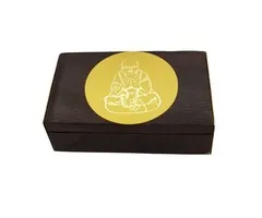 Houten doosje boeddha