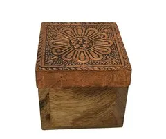 Doosje Oriental hout metaal