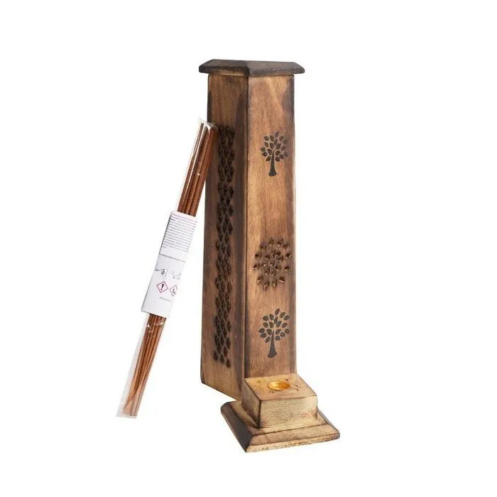 Staande wierookhouder levensboom