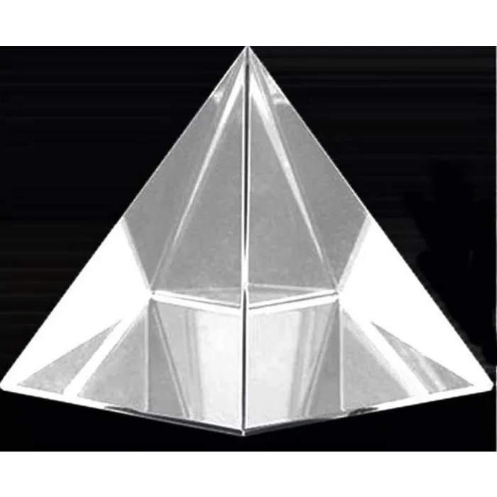 Kristallen piramide 12 cm