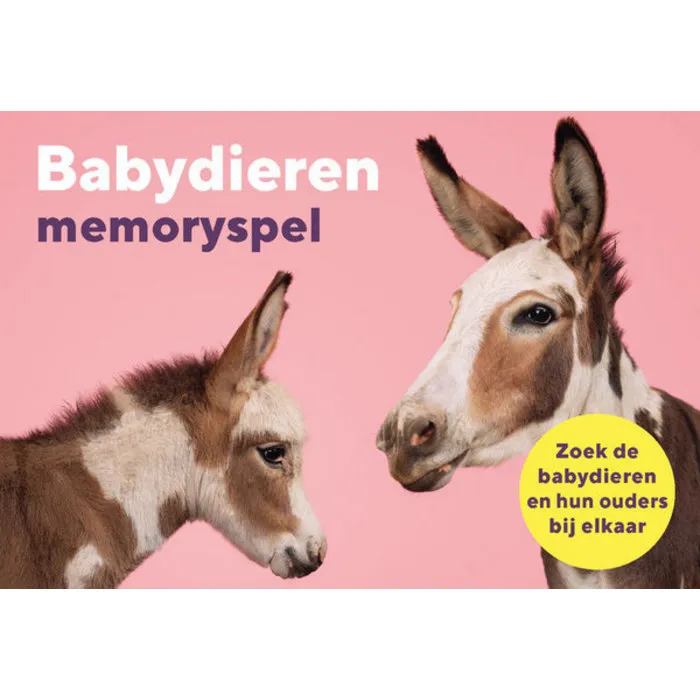 Babydieren memoryspel