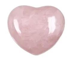 Hart rozenkwarts middel 4,5 cm gebold