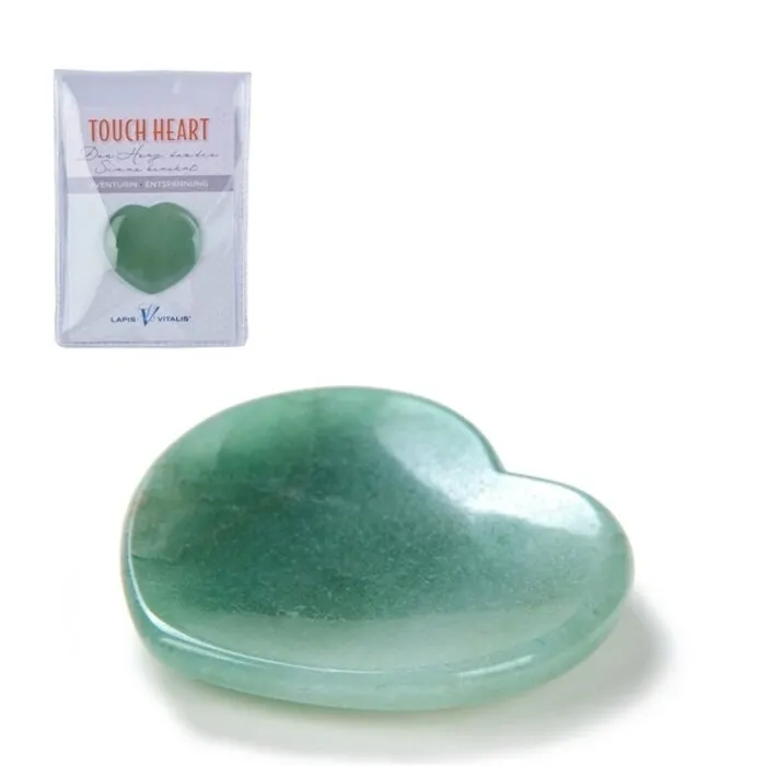 Touch heart Aventurijn groen