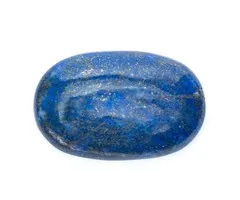 Lapis lazuli ovaalvormig
