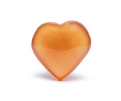 Hart knuffelsteen honing calciet