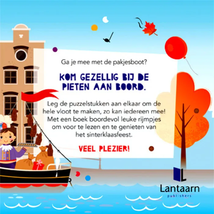 Puzzelboot Sinterklaas