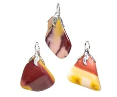 Mookaiet edelsteenhanger