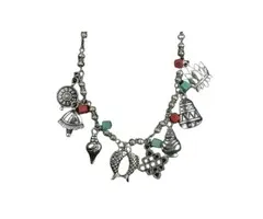 Tibetaanse ketting met voorspoed symbolen