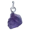 Zilver hanger Amethyst ruw