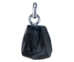 Zilver hanger ruwe Labradoriet