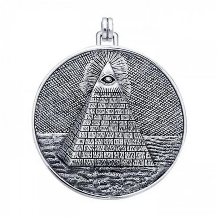 Mystieke piramide zilver