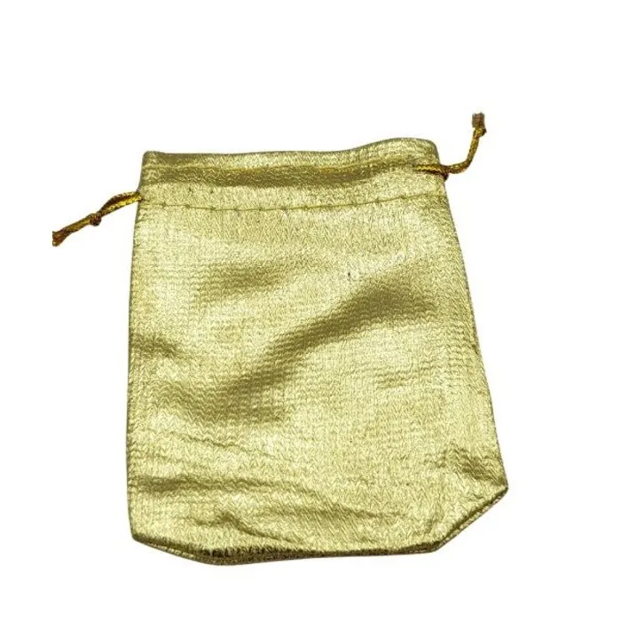 Cadeauzakje goud klein 10 stuks