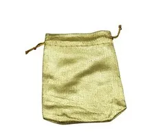 Cadeauzakje goudkleur 8,5  x  11 cm