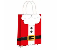 Kerstman papieren tasje