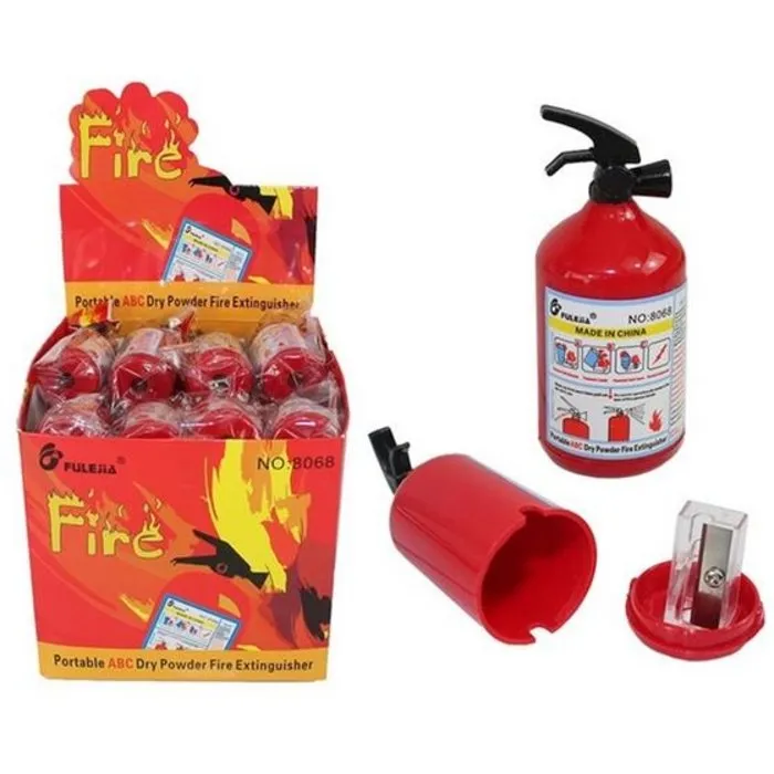 Potloodslijper brandblusser
