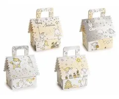 Kersthuis box 3 stuks