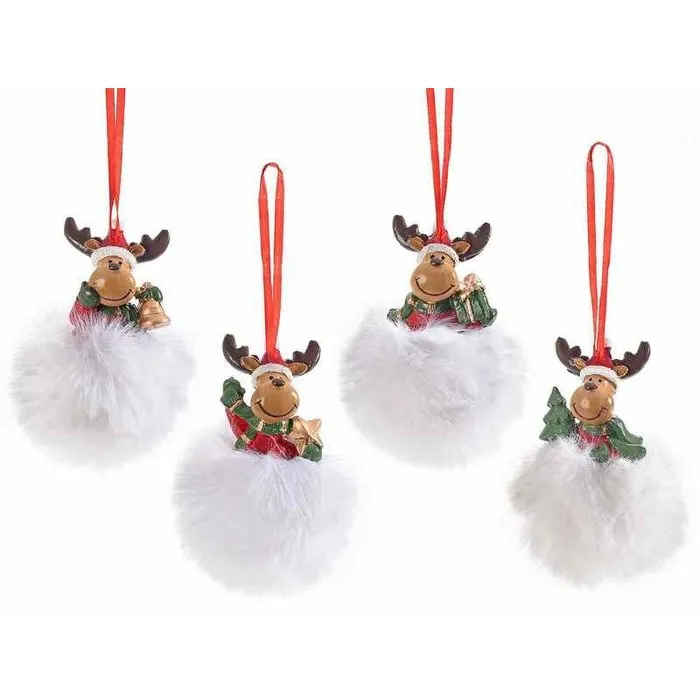 Kerstrendier op pompons van ecobont