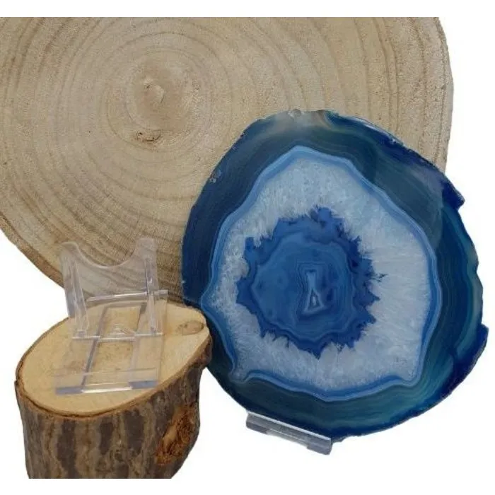 Standaard transparant voor agaat schijf