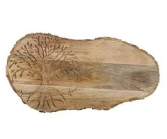 Levensboom gegraveerde houten bord