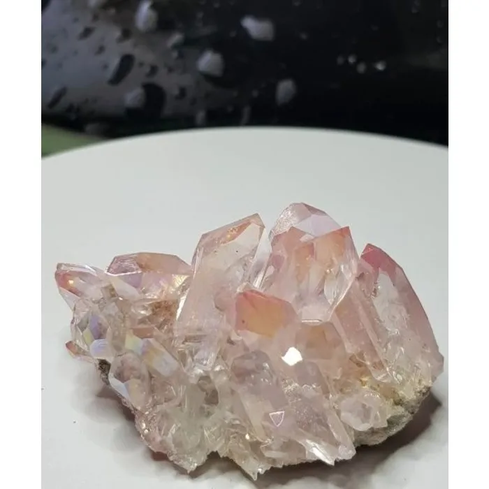 Aura kwarts licht roze 102 gram