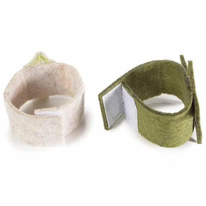 Vilten servethouder Kerstmotief 3 stuks