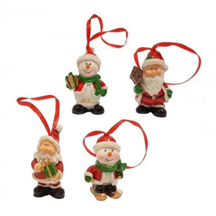 Set van 2 kerstfiguren