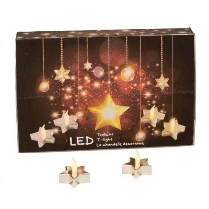 Stervormig LED theelichtje