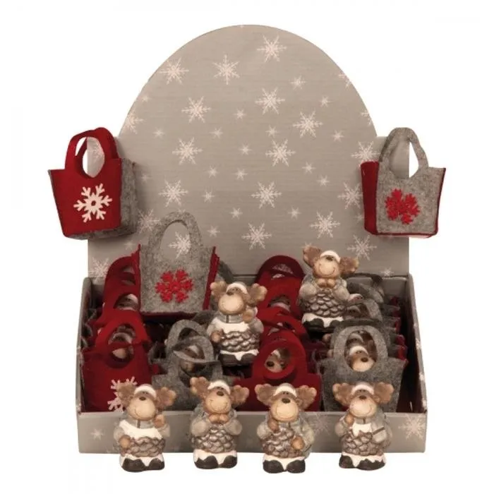 Rendier in vilten zakje