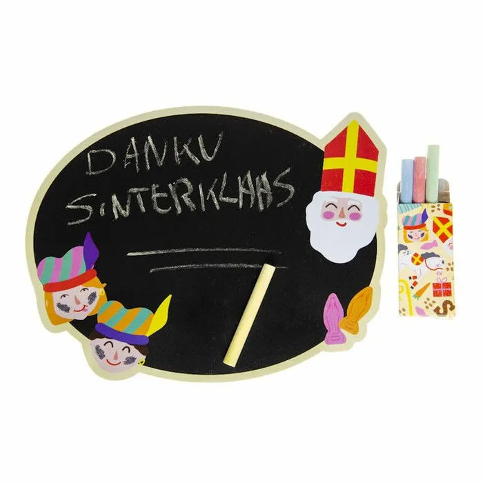 Sinterklaas Krijtbord met krijtjes