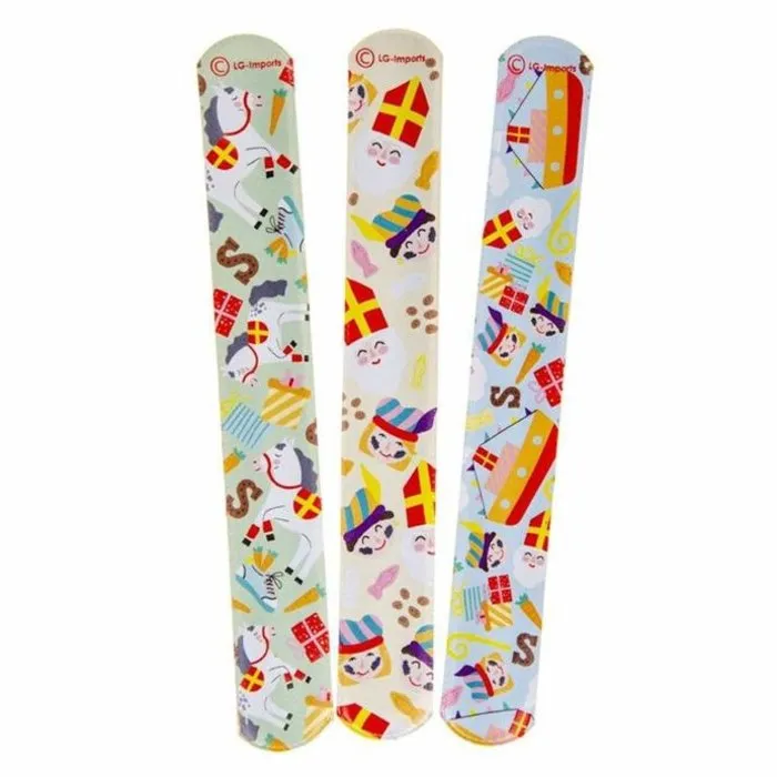 Klaparmband Sinterklaas 6 stuks