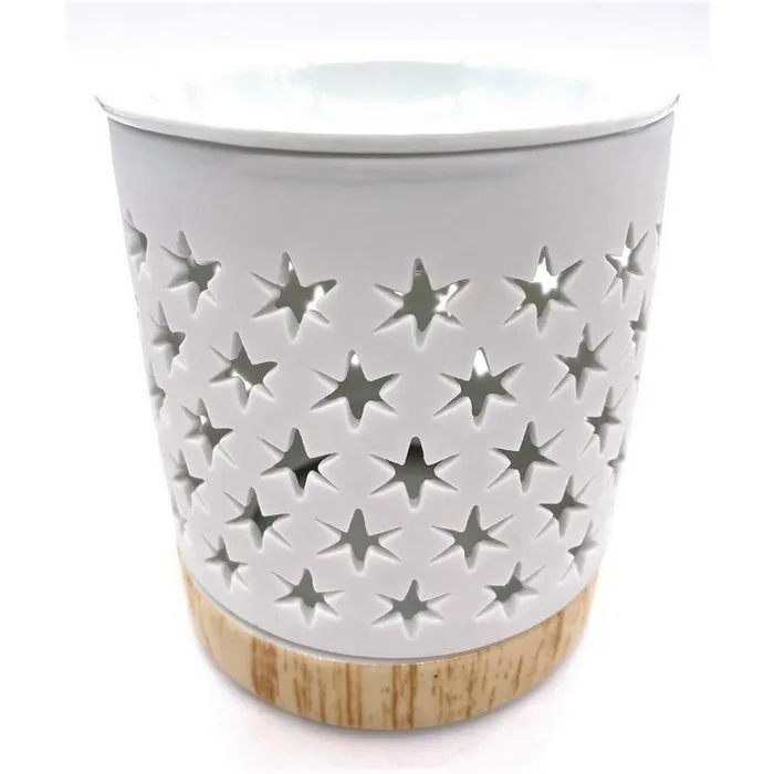 Oliebrander wit met sterren