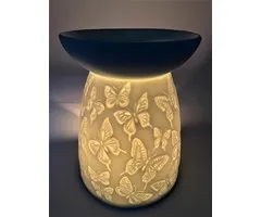 Witte oliebrander vlinders