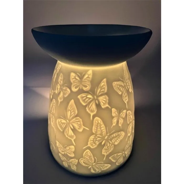 Witte oliebrander vlinders