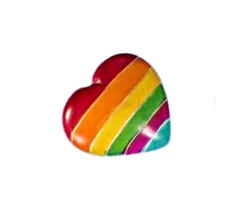 Hart regenboog