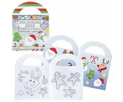 Kerst kleurboekje met stickers 10 stuks