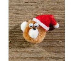 Kerst beer met plakker 3 stuks