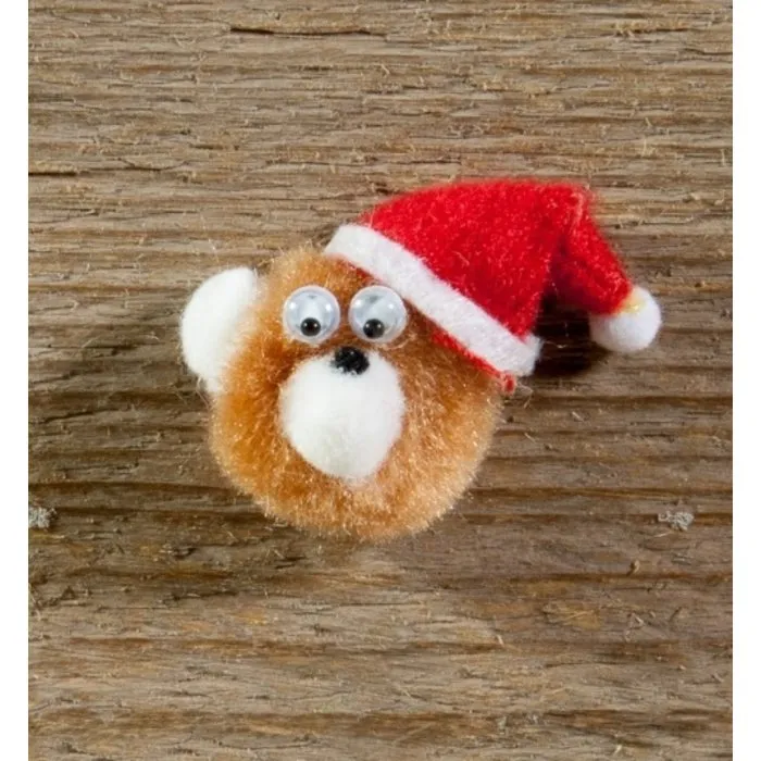 Kerst beer met plakker 3 stuks