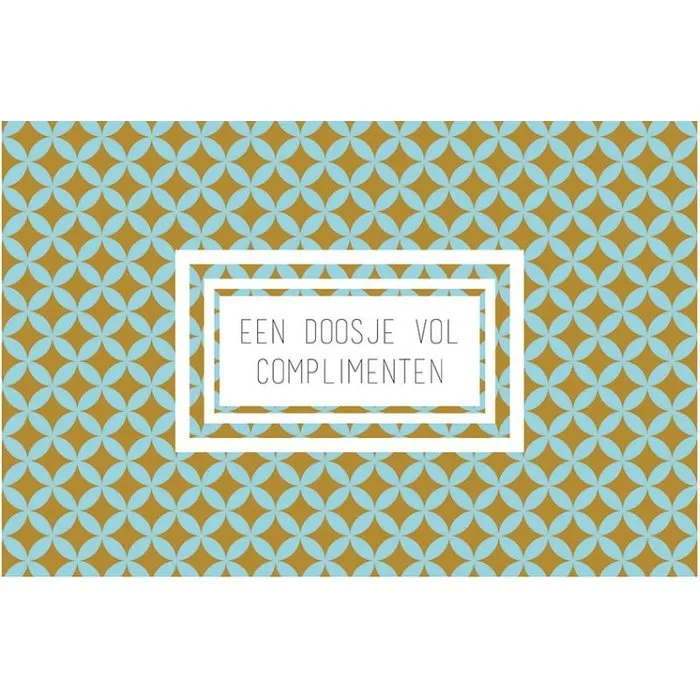 Een doosje vol complimenten