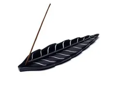 Wierookbrander bladvorm zeepsteen