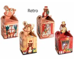 Cadeau doos kerst Vintage Teddy