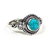 Ring met turquoise