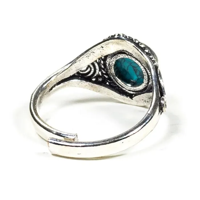 Ring met turquoise