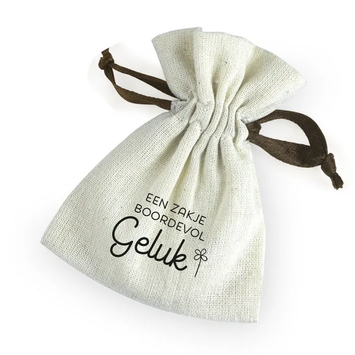 Een zakje boordevol geluk