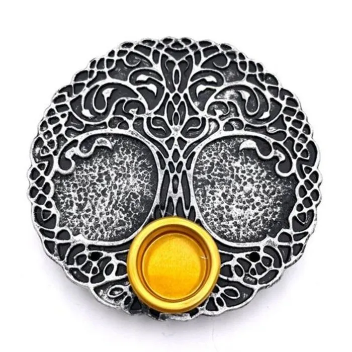Tree of life wierook houder rond