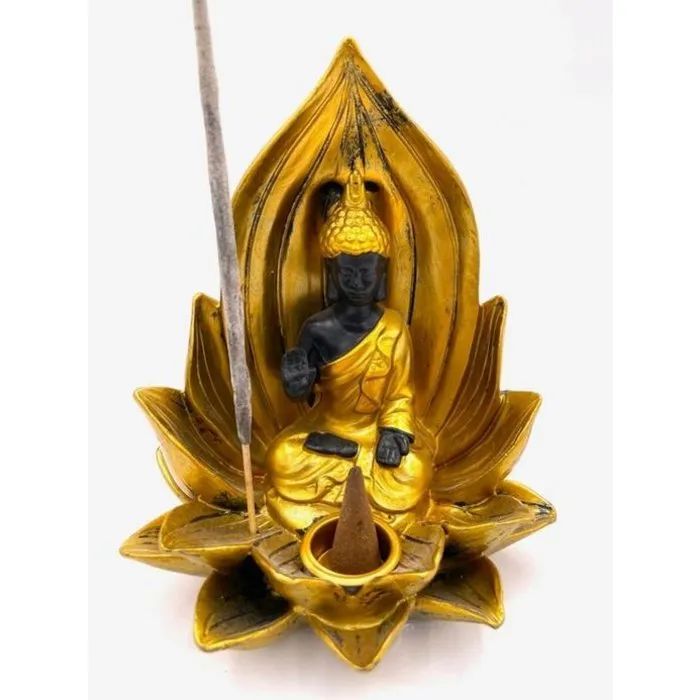 lotus tibetaanse boeddha wierookhouder