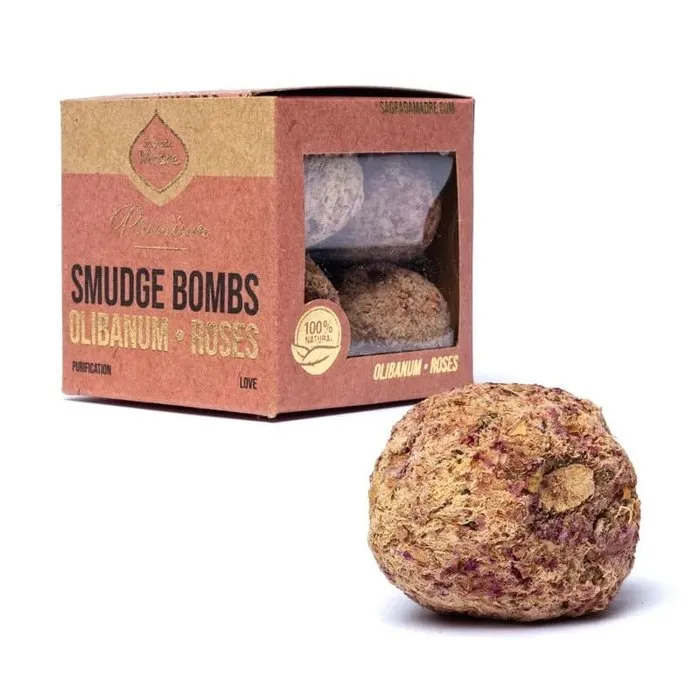 Sagrada Madre Smudge Bombs Olibanum & Roos