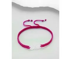 Armband Infinity roze